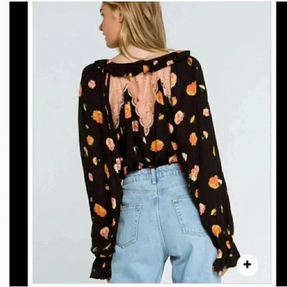 Free People Poppy Printed Black Combo … - Picture 5 of 7